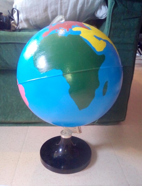 globe continent montessori