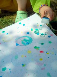peinture bulles