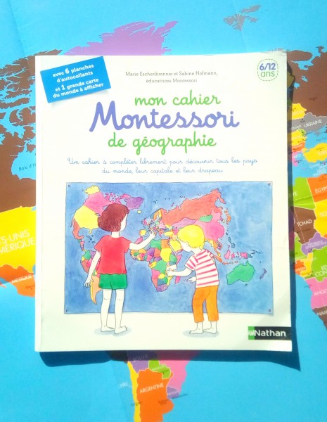 Mon cahier de géographie Montessori
