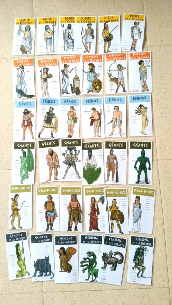 jeu de sept familles mythologie grecque