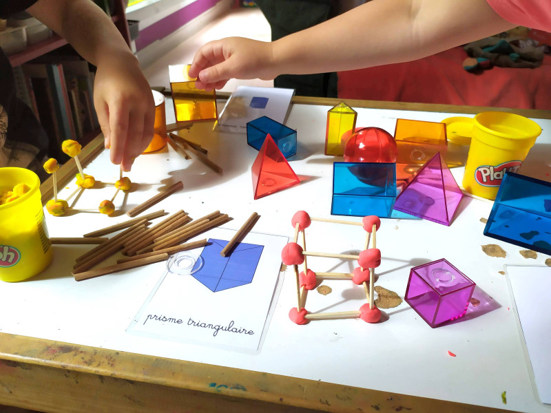Solides Géométriques – Jouets D'apprentissage 3D – Matériel Scolaire Pour Maternelle Et Primaire – Dès 3 Ans